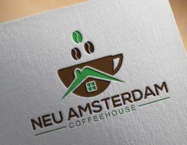 Nro 426 kilpailuun Logo for Neu Amsterdam Coffeehouse käyttäjältä hossainjewel059