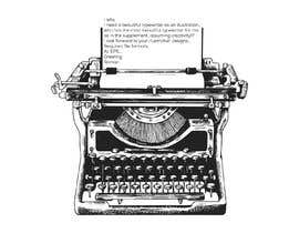 #15 Illustration typewriter | Illustration Schreibmaschine részére innocentdesigner által