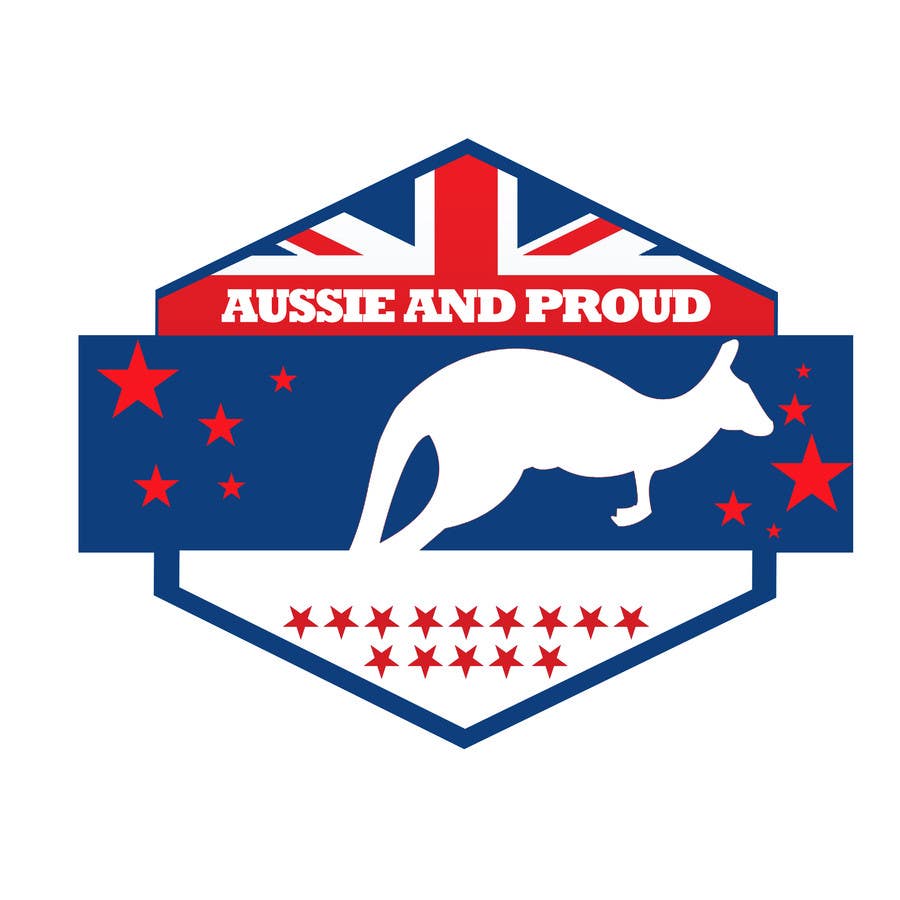 Kilpailutyö #134 kilpailussa                                                 Design a Logo for "Aussie and Proud"
                                            