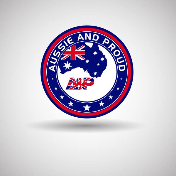 Penyertaan Peraduan #55 untuk                                                 Design a Logo for "Aussie and Proud"
                                            