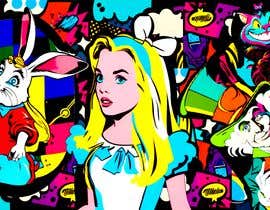 #65 для POP ART Alice In Wonderland от harshit10226