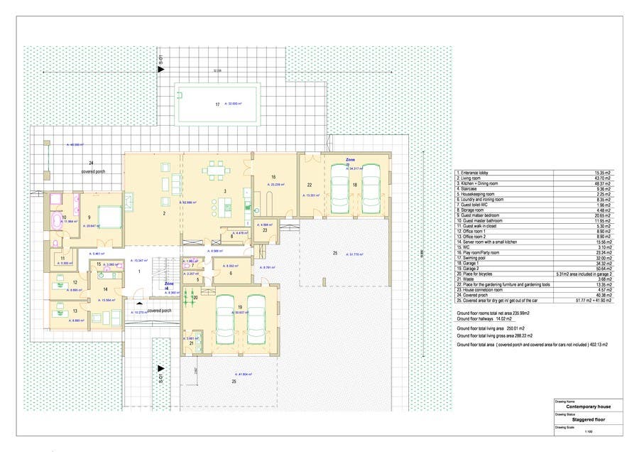 Inscrição nº 42 do Concurso para                                                 Design a contemporary house (Bauhaus style)
                                            