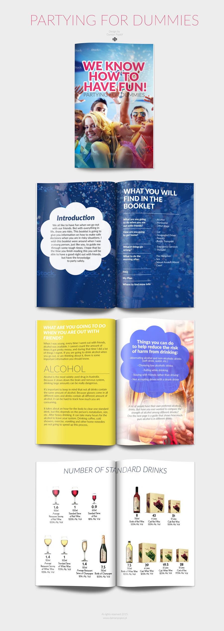 Penyertaan Peraduan #42 untuk                                                 Booklet - Youth Safe Party Guide Design a Brochure for
                                            