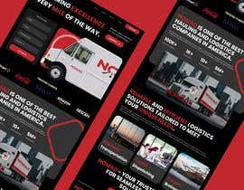 nº 55 pour create a mobile responsive landing page for a trucking company par rasifajowad 