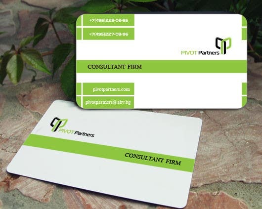 Proposition n°18 du concours                                                 Consultant Firm Business Card
                                            
