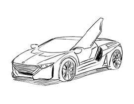 #33 pentru Original car sketch contest - 27/05/2023 08:12 EDT de către berragzakariae