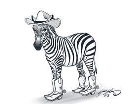 #28 для Tattoo Design for Zebra in Cowboy Boots &amp; Cowboy Hat от wordofhonor