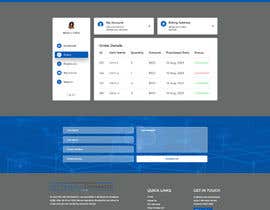 #38 cho Create design for My account page in website - Just mockup required bởi Moshiuruiux