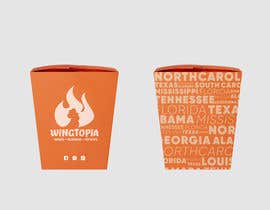 #52 for WINGTOPIA FRIES BOX DESIGN by bebbytang