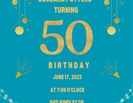 #162 untuk 50th birthday party invitation oleh NuraidaTarmizi