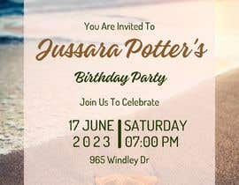 #155 untuk 50th birthday party invitation oleh iqraahmad22