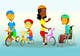 Imej kecil Penyertaan Peraduan #10 untuk                                                     Cartoon & character design: Inclusive cycling program
                                                