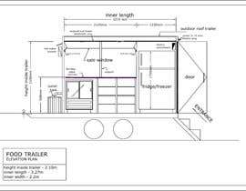 #13 pentru Floor plan for food trailer - 04/06/2023 09:51 EDT de către giovantonelli