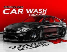 #99 para CAR WASH banner design de RasilvisStudio