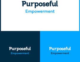 nº 80 pour Purposeful Empowerment Logo par MuhammadSabbah 