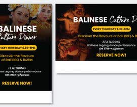#9 cho Balinese Culture Dinner flyer x 2 bởi jeewa10