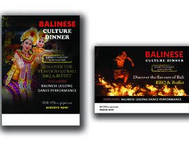 #35 cho Balinese Culture Dinner flyer x 2 bởi limonislam5991