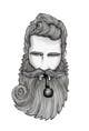 Imej kecil Penyertaan Peraduan #55 untuk                                                     Illustrate a tough manly masculine bearded rough FACE
                                                