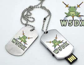 #75 untuk LOGO-FOR USB FLASH DRIVE/DOG TAG- to include &quot;W 5 D X&quot; a PEPE frog, Volcano, and Crossed Swords oleh zerokom2