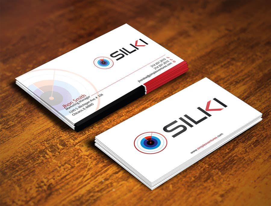 Bài tham dự cuộc thi #283 cho                                                 Design some Business Cards for Silki
                                            