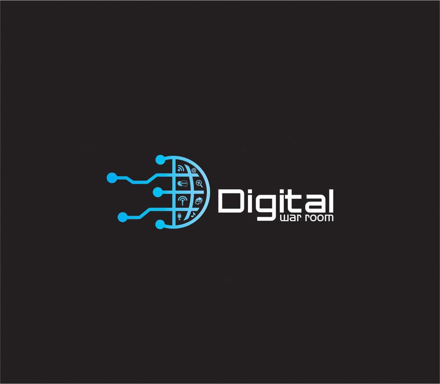 Penyertaan Peraduan #55 untuk                                                 Digital War Room Logo and Business Card
                                            
