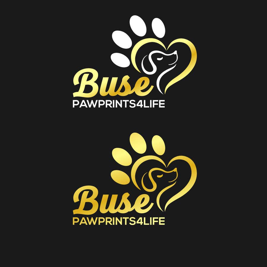 Kilpailutyö #106 kilpailussa                                                 Logo for BusePawPrints4Life
                                            