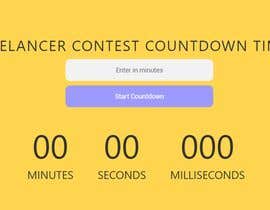 Nro 50 kilpailuun 45 Minute Dynamic Countdown Clock käyttäjältä CosmicCraftsman