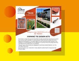 #226 untuk COLOURFUL INFORMATIVE FLYER PROMOTING OUR CARAVAN AWNING TIE DOWN KITS FOR USE ON FACEBOOK AND INSTAGRAM oleh Takbirh