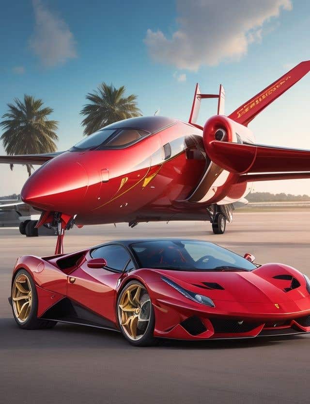 Proposition n°39 du concours                                                 Design exterior of private jet to look like a supercar
                                            