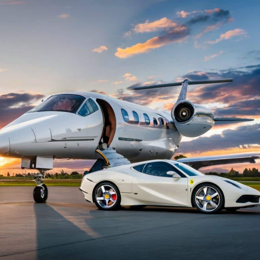 Proposition n°41 du concours                                                 Design exterior of private jet to look like a supercar
                                            