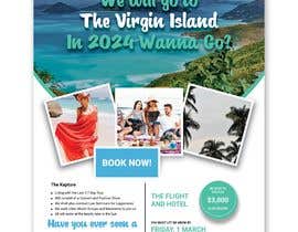 #392 for A One-sided Flyer, promoting a Tour of the Virgin Islands with Fashion and Music af panjisidik75