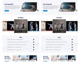 #121 для Create a website for our Epee fencing club от saidesigner87
