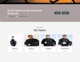 kamrulkhxl tarafından Create a website for our Epee fencing club için no 70