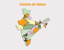 sandeshhr tarafından Design Food Map of India için no 2