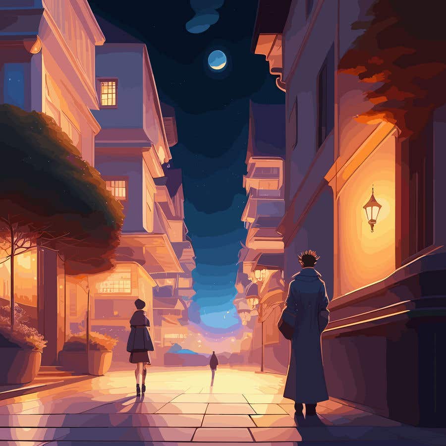 Proposition n°9 du concours                                                 Looking to buy vector file art designs of cool lofi scenes, anime artwork. I am looking for all kinds and will award to multiple people. Looking for a set of 20 designs.
                                            