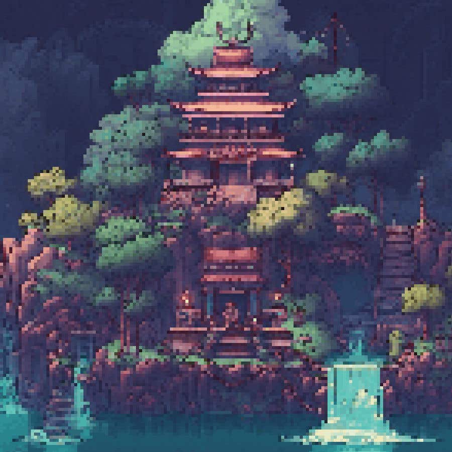 Contest Entry #31 for                                                 Pixel art concept pieces for an Eastern-themed metroidvania
                                            