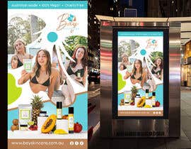 #94 для I need a promotional sign designed. These will be doing on Digital Bus Stop Signs. Format: JPEG Dimensions: 1080px(w) x 1920px(h) Max File Size: 21mb Colour Model: RGB DPI: 72 - The Brand is Bay Skincare - We sell fruity skincare to women 18-35 от becretive