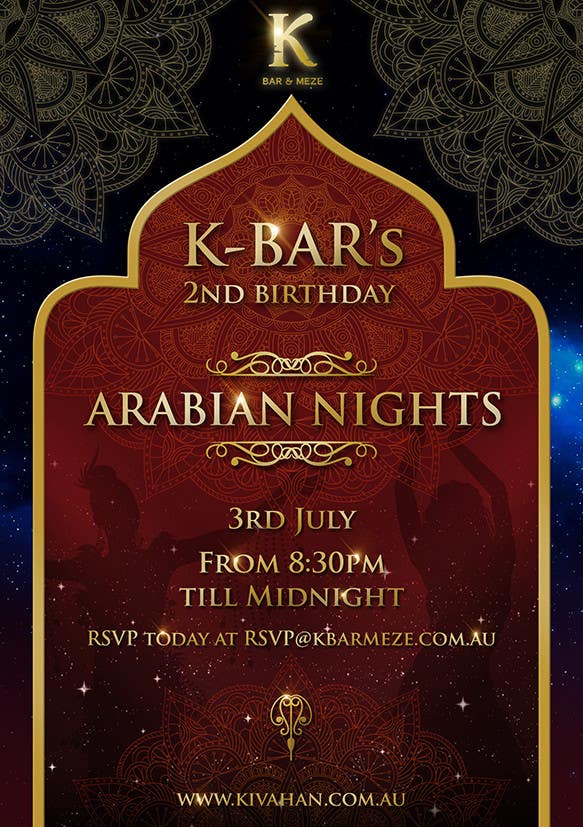 Конкурсна заявка №72 для                                                 Design a Flyer/Poster for "ARABIAN NIGHTS" Theme Event
                                            