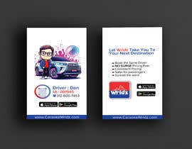 #261 for business referral cards for new rideshare company called wridz af freelancershilp1