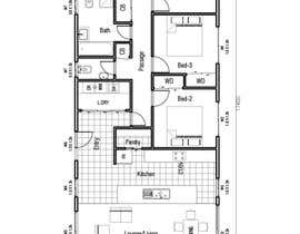 Nro 46 kilpailuun House floor plan käyttäjältä ashaislam25