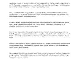 #4 for Write Me a Testimonial for My Healing Business by kareemrou8