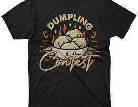 #344 for T-shirt design for dumpling contest af VintageArc