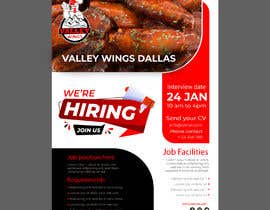 Nro 91 kilpailuun Valley Wings Dallas Flyer-Wing Restaurant Hiring käyttäjältä azmalhtech