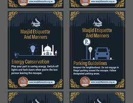 Nro 103 kilpailuun mousque/masjid etiquette and manners awareness posters - 05/12/2023 20:17 EST käyttäjältä fidreesra