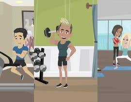 Nro 19 kilpailuun Workout Buddies - animation clip käyttäjältä Emontoya1