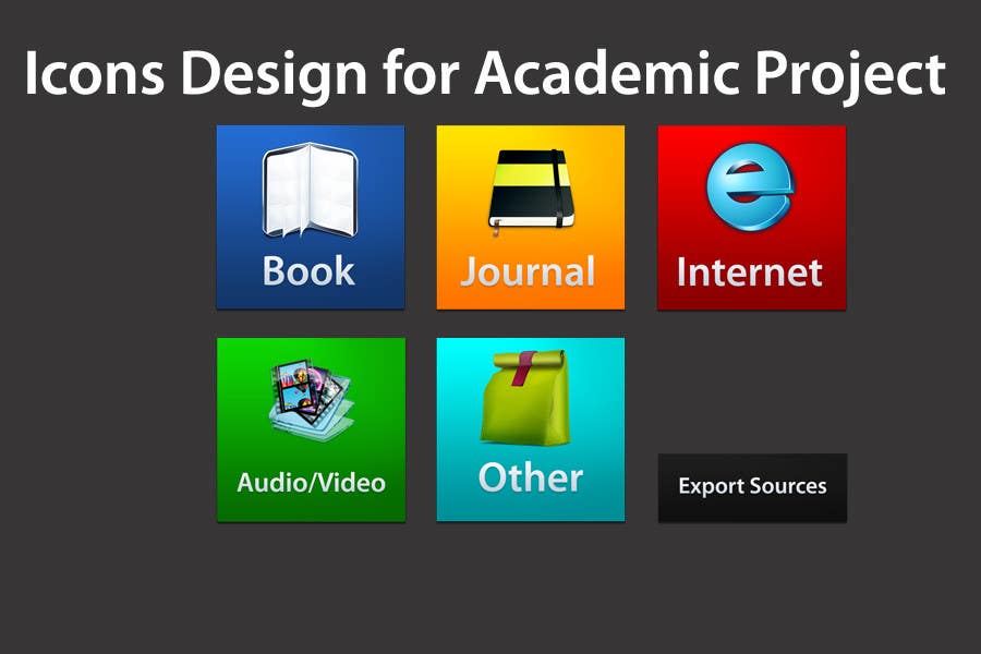 Contest Entry #26 for                                                 Icons Design for Academic Project
                                            