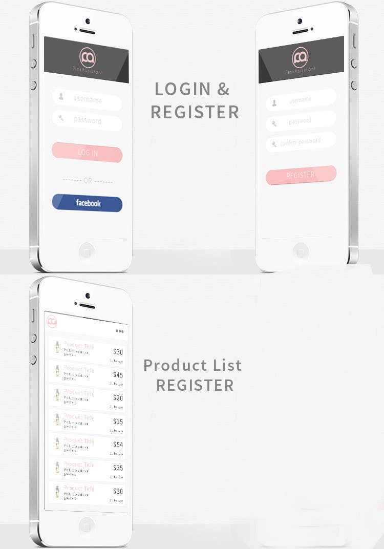 Contest Entry #6 for                                                 Design an App Mockup for a sales and stock control mobile app
                                            