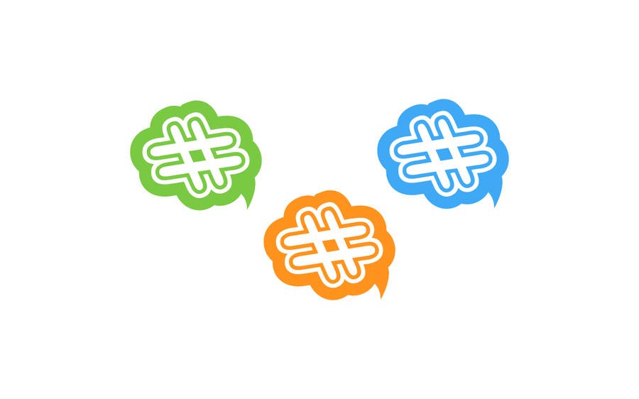 Contest Entry #38 for                                                 Design a chat bubble that look like a hashtag
                                            