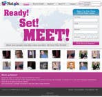 Graphic Design Inscrição do Concurso Nº5 para Graphic Design for a dating website homepage
