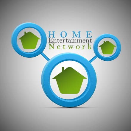 Kilpailutyö #14 kilpailussa                                                 Home Entertainment Network Logo Design
                                            
